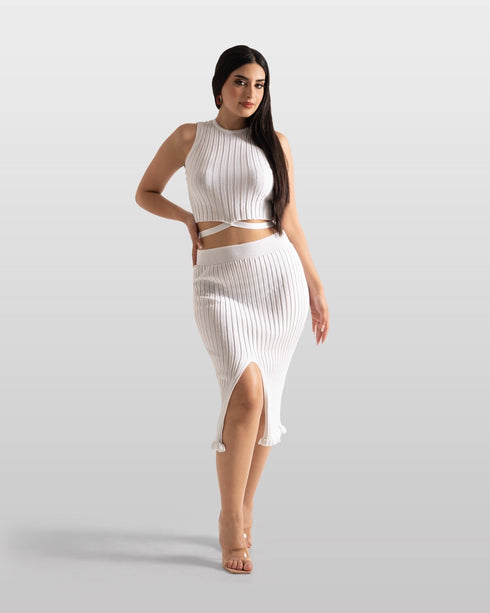 STYLE-White-Knitted Set
