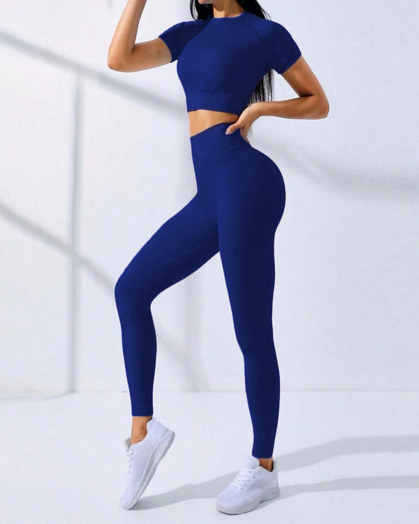 Women's Navy 2PCS Activewear Set