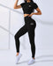 Women's Black 2PCS Activewear Set