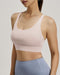 Women's Pink Strappy Sports Bra
