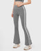 Women’s High-Waist Grey Flare Leggings