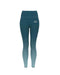 muted blue gray Gradient Yoga Leggings Women