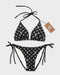 L BLACK SHINE BIKINI