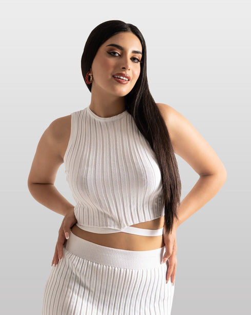 STYLE-White-Knitted Set