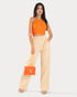 STYLE-Orange-Cut Out Crop Top