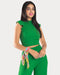 STYLE-Green-Caramello Crop Top
