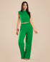 STYLE-Green-Caramello Crop Top