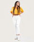 STYLE-Orange-Way Up Cropped Blouse