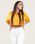 STYLE-Orange-Way Up Cropped Blouse