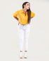 STYLE-Orange-Way Up Cropped Blouse