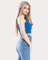 STYLE-Cobalt Blue-Game Over Cropped Tank Top
