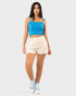 STYLE-Blue-Trendy Crop Top