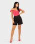 STYLE-Fushia-Bloom Crop Top