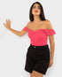 STYLE-Fushia-Bloom Crop Top