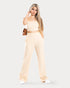 STYLE-Cream Beige-Cropped Corset Top