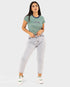 STYLE-Green-Chicago Cropped T-shirt