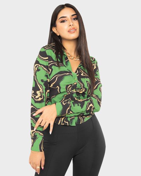 STYLE-Green-Camouflage Shirt