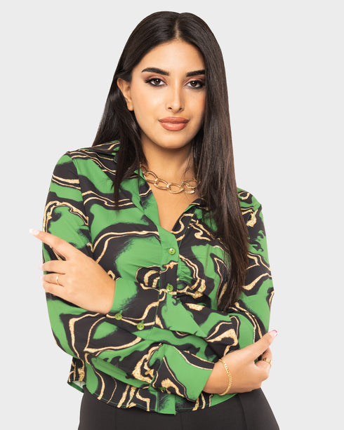 STYLE-Green-Camouflage Shirt