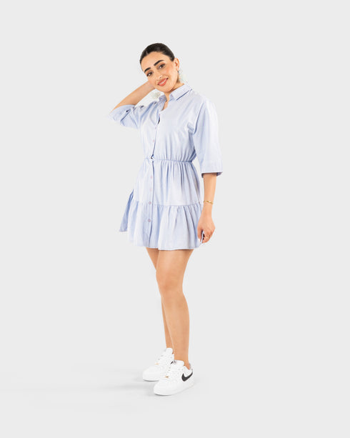 STYLE-Blue-Strap Dress