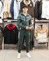 MEN'S SPORTY ZIP-UP SET