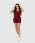 Women's Burgundy Yoga