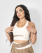 Women's Beige Sports Bra