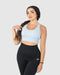 Women's Blue Medium Support Sports Bra