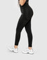 Women's Black One Shoulder Hollow Out Yoga Top