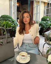 STYLE-Beige-Cropped Jacket