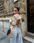STYLE-Beige-Cut Out Blazer