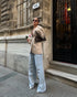 STYLE-Beige-Cut Out Blazer