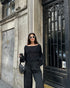 STYLE-Black-Knitted Top