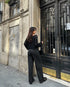 STYLE-Black-Knitted Top