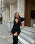 STYLE-Black-Knitted Dress