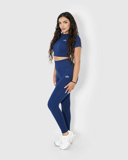 Women's Navy 2PCS Activewear Set