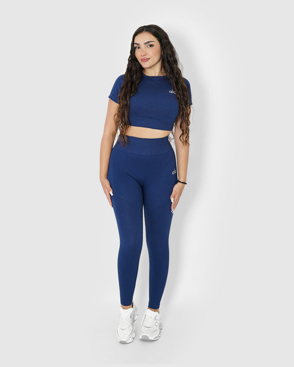 Women's Navy 2PCS Activewear Set
