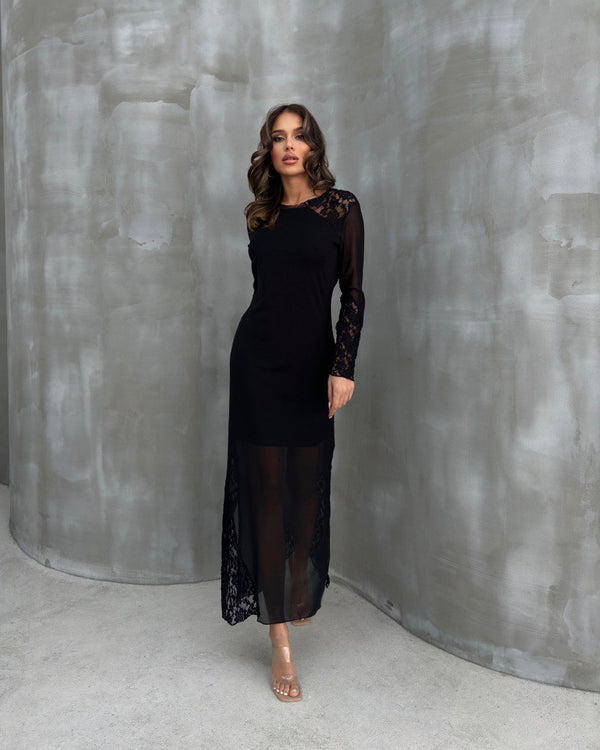 STYLE-Black-Dentelle Dress