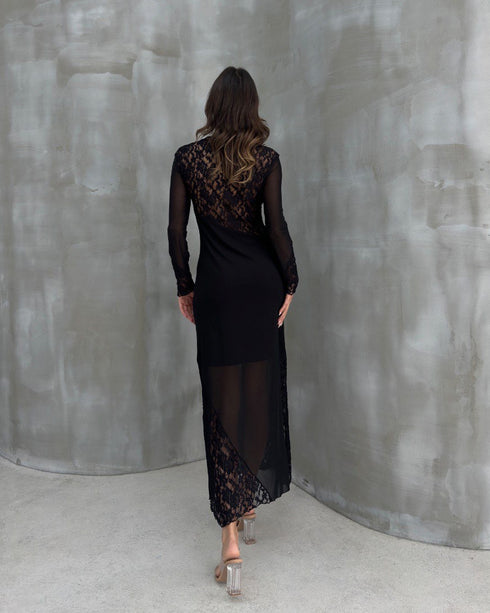 STYLE-Black-Dentelle Dress