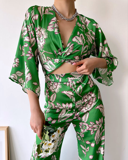 STYLE-Green-Flora Jumpsuit