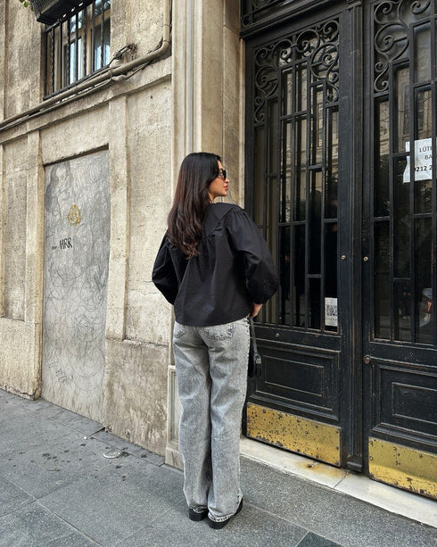 STYLE-Black Vintage Blouse
