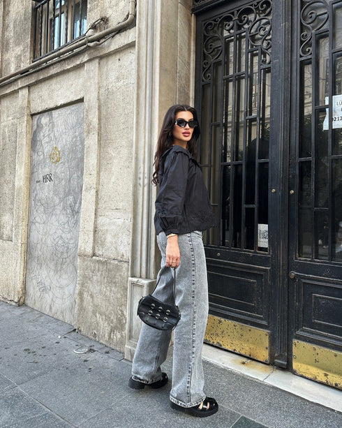 STYLE-Black Vintage Blouse