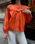 STYLE-Orange-Vintage Blouse