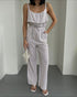 STYLE-White-Lined Jumpsuit