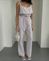 STYLE-White-Lined Jumpsuit