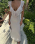 STYLE-Beige-Ruffle Dress