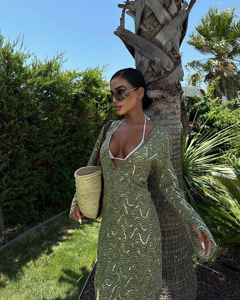 STYLE-Green-Beach Dress
