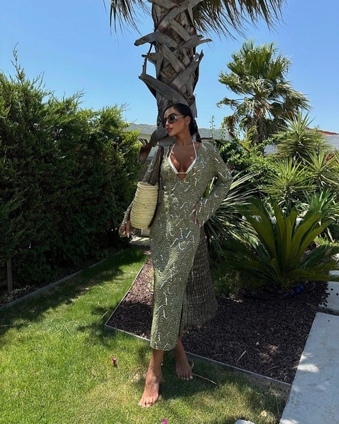 STYLE-Green-Beach Dress
