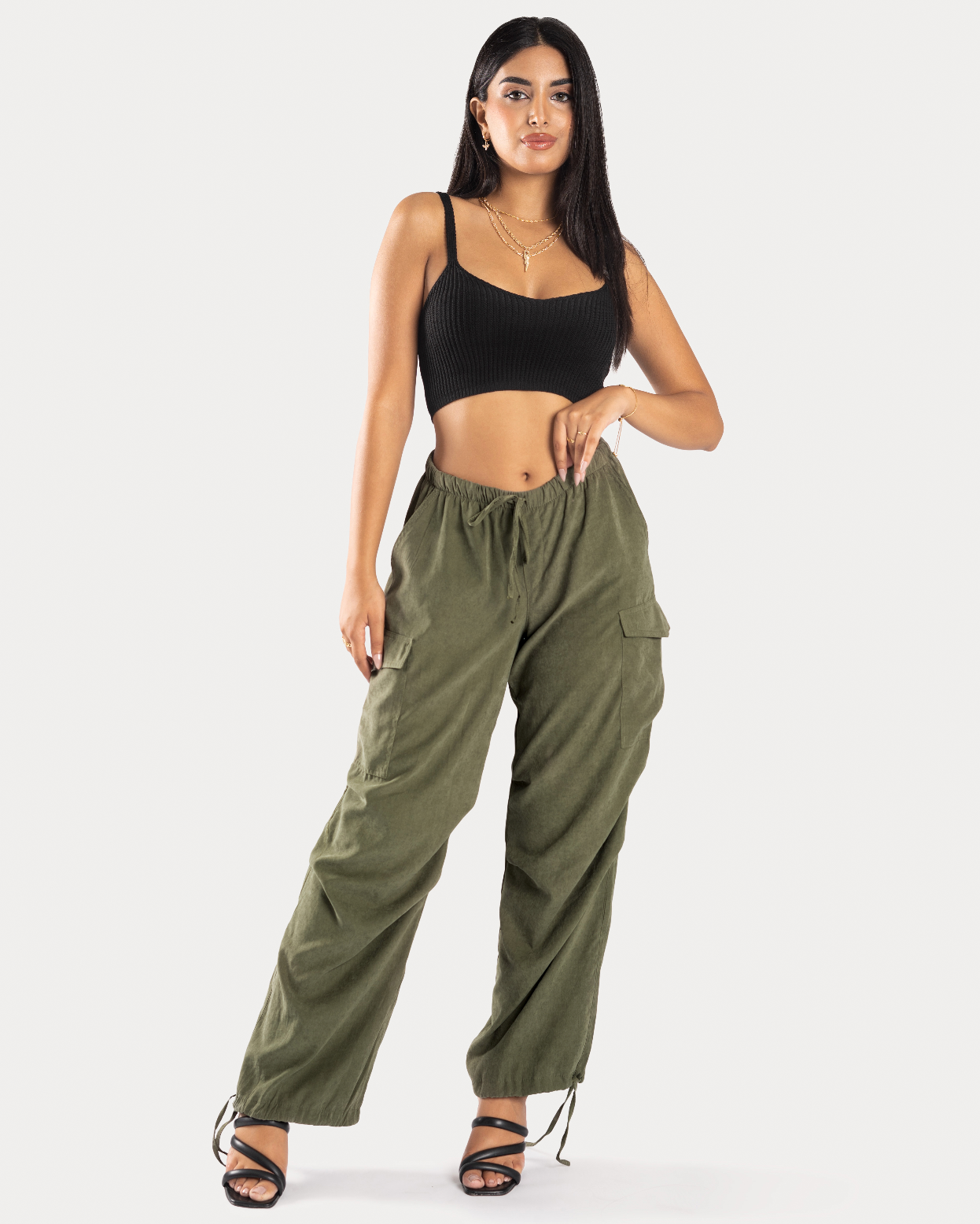 STYLE-Olive-Parachute Pants