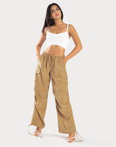 STYLE-Beige-Parachute Pants
