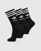 Unisex Mid Cut Crew Socks 3 Pairs